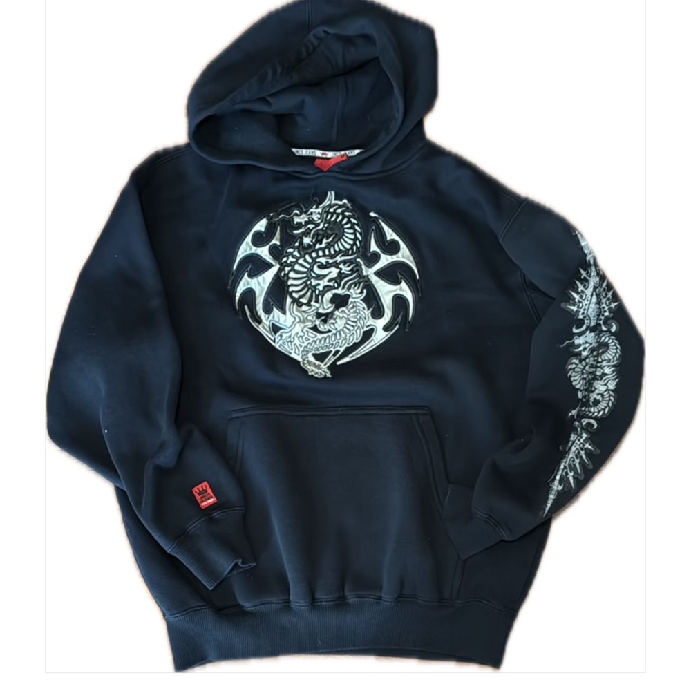 JNCO Men's Black Dragon Hoodie
